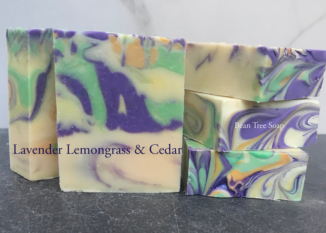 Lavender Lemongrass and Cedar Soap
